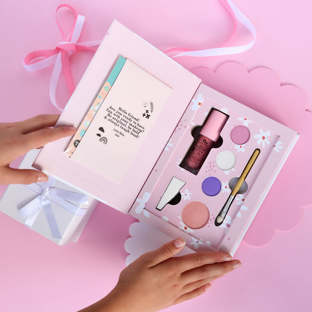 Nala Pink Natural Play Kids Makeup Deluxe Box