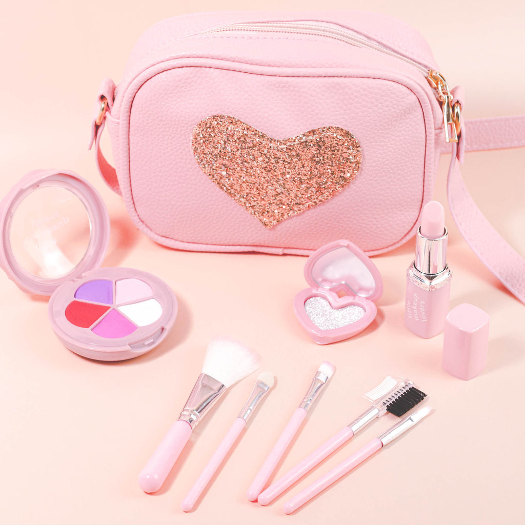 Glitter Heart Princess Bag & Little Sweetheart Bundle Set