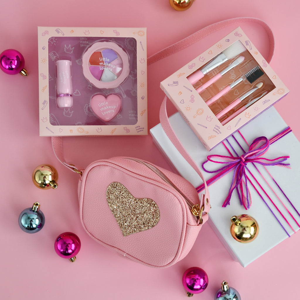 Glitter Heart Princess Bag & Little Sweetheart Bundle Set